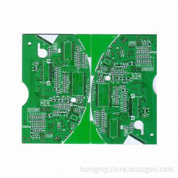 Double Sided PCB with HASL, 1 to 16-layered, 10 to 300V Test Voltages and 0.25mm Outline